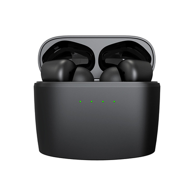 イヤホーン黒い無線イヤフォン IPX5を取り消すIPhoneの人間の特徴をもつ活動的な騒音