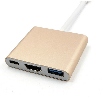 4つのモニターのためのタイプC 3in1のラップトップのドッキング・ステーションのDisplayport Usb延長